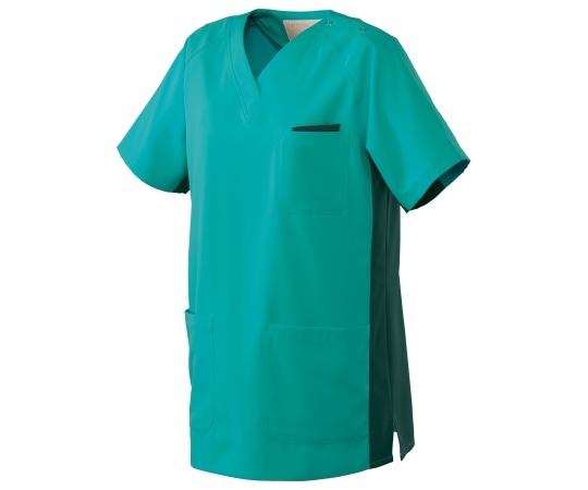 オンワード スクラブ ペパーミントグリーン×ダークグリーン S HS-8022 1枚（ご注文単位1枚）【直送品】