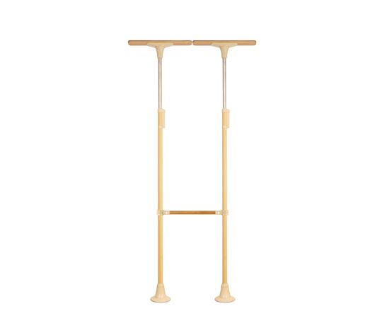 DIPPERホクメイ ベスポジBPZ Tベース レギュラー H型 木手すり 固定600 セット BPZ-H2000-50 1個（ご注文単位1個）【直送品】