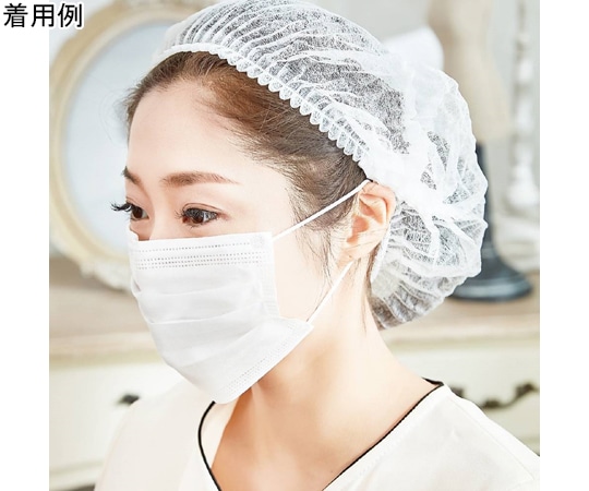 CML 使い捨てヘアーキャップ(不織布ホワイト) P060204 1ケース(ご注文単位1ケース)【直送品】