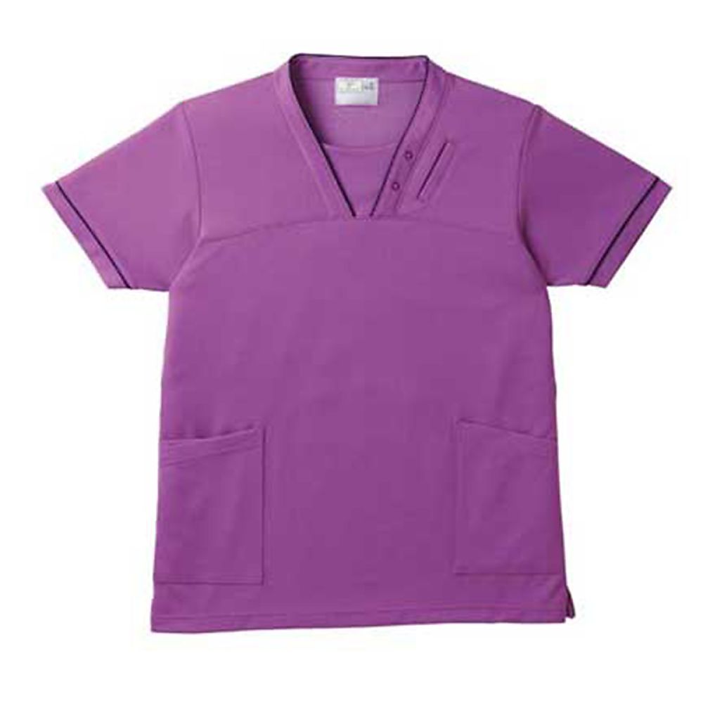 KIRAKU（トンボ） ケアスクラブ パープル 4L（身丈82cm） CR152-80 4L 1枚（ご注文単位1枚）【直送品】