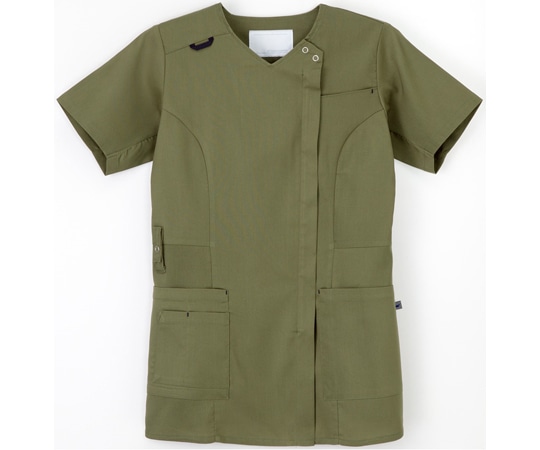 ナガイレーベン 女子スクラブ オリーブ S SH-5322 1枚（ご注文単位1枚）【直送品】