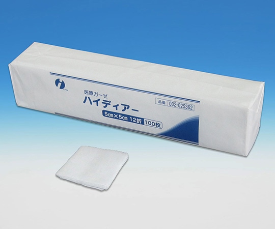 イワツキ ハイディアー 5×5cm 12折 100枚 002-025362 1包（ご注文単位1包）【直送品】