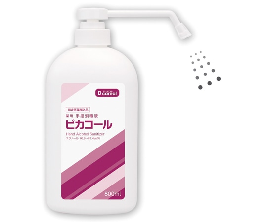 ダイト 薬用手指消毒液 ピカコール 専用容器 800mL 24本入 AP-5000 1ケース(ご注文単位1ケース)【直送品】