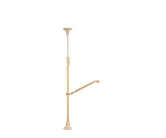 DIPPERホクメイ ベスポジBPZ 丸ベース ショート ト型 伸縮手すり 曲げ600-900 セット BPZ-K5600-20 1個（ご注文単位1個）【直送品】