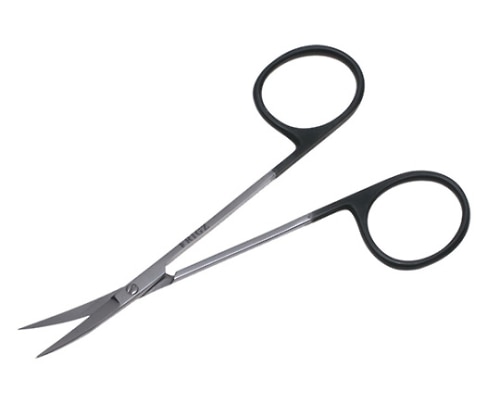 日本フリッツメディコ スーパー・アイリス剪刀 11.5cm 曲 B340-477V 1個（ご注文単位1個）【直送品】