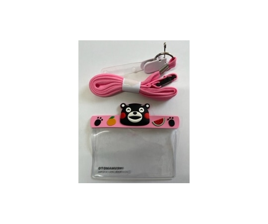 Ｎサイエンス くまモンのネームホルダー ピンク 12571 1個（ご注文単位1個）【直送品】