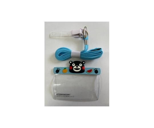 Ｎサイエンス くまモンのネームホルダー ブルー 12572 1個（ご注文単位1個）【直送品】