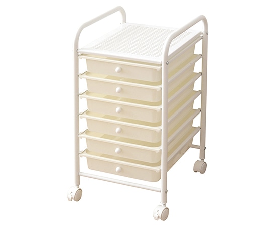山善（YAMAZEN） 多段チェスト 6段（キャスター付） アイボリー KMT-6（IV/IV） 1台（ご注文単位1台）【直送品】