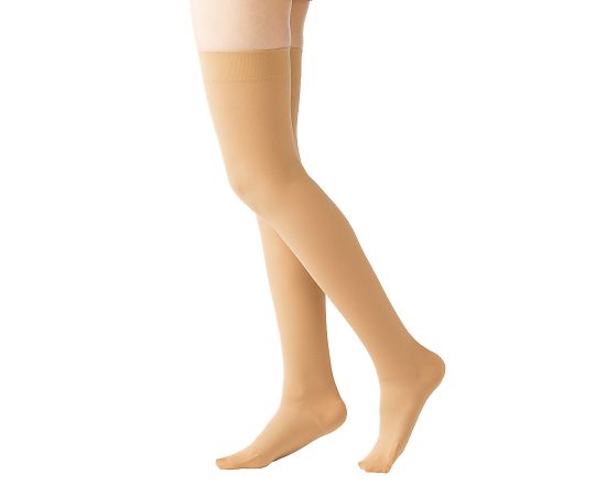メディックス 加圧弾性ストッキング ロングストッキング ベージュ L V20LCT1LBe 1足（ご注文単位1足）【直送品】