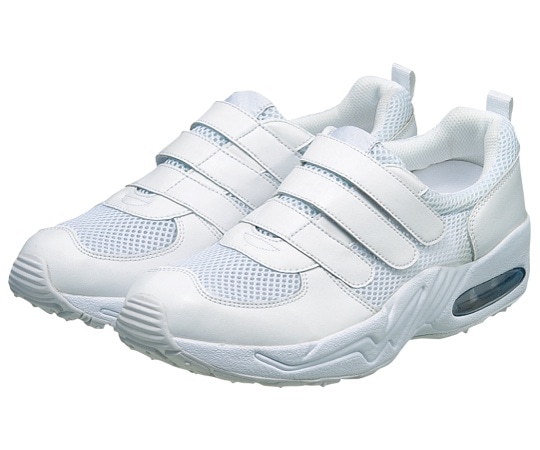 KAZEN スニーカー 白 26.0cm MX126 26.0cm 1足（ご注文単位1足）【直送品】