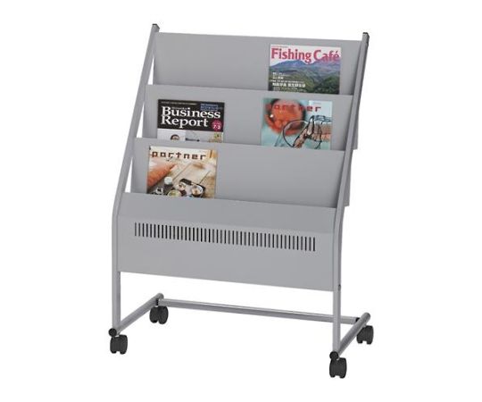 アズワン 700x390x 950mm/3段 マガジンスタンド EA954LB-51 1個(ご注文単位1個)【直送品】