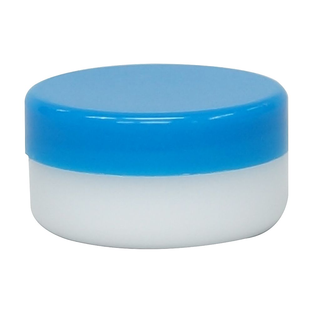 金鵄製作所 軟膏壷（軟膏容器・定量タイプ）5mL（深型）青 200個 10010-003 1箱（ご注文単位1箱）【直送品】
