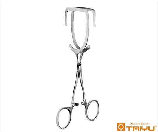 TAIYU（大祐医科工業） 松浦亀頭鉗子 シリコンパッド付 全長15cm TY-771 1本（ご注文単位1本）【直送品】