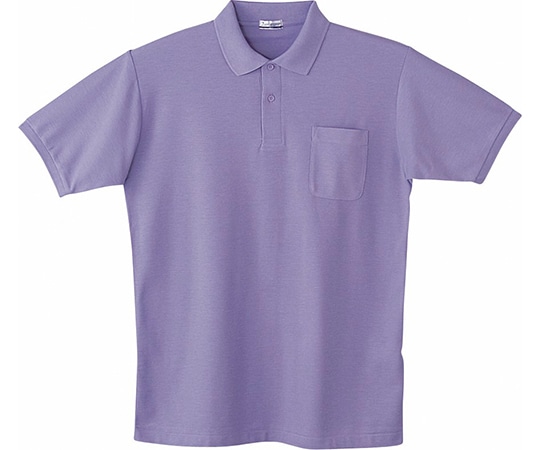 WHISEL（自重堂） 半袖ポロシャツ パープル S 24414 1枚（ご注文単位1枚）【直送品】