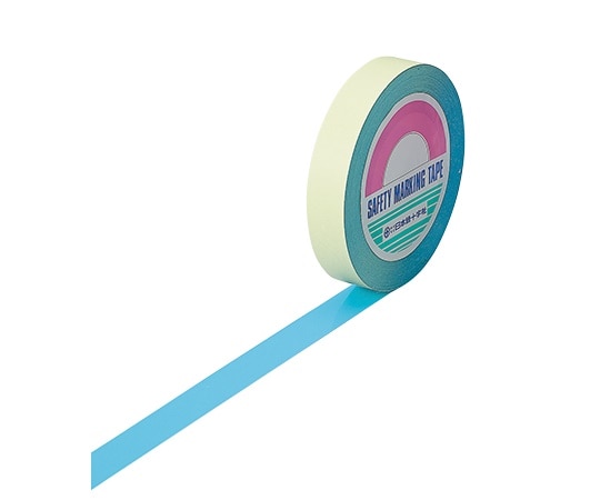 日本緑十字社 ガードテープ（ラインテープ） 水色 148028 1個（ご注文単位1個）【直送品】
