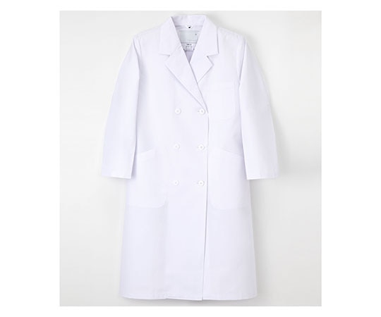 ナガイレーベン 女子ダブル診察衣 ホワイト L TAP70 1枚（ご注文単位1枚）【直送品】