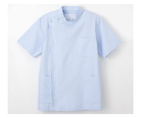 ナガイレーベン 男子横掛半袖 ブルー S KES5167 1枚（ご注文単位1枚）【直送品】