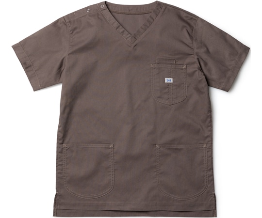 Lee ユニセックススクラブ ブラウン S  1枚（ご注文単位1枚）【直送品】