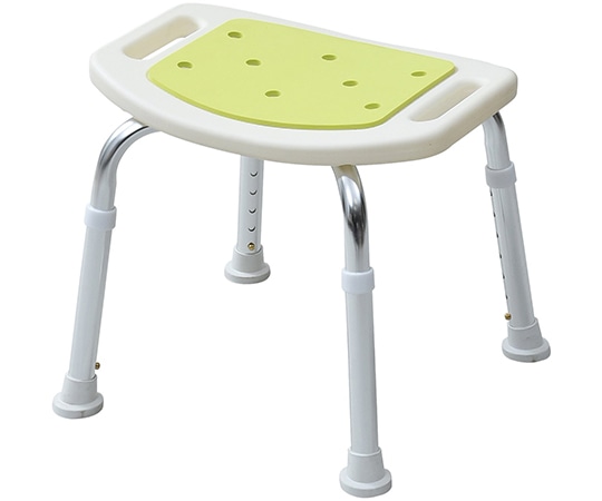 山善（YAMAZEN） コンフォート シャワースツール ホワイト/グリーン YS-7001SN（GR） 1台（ご注文単位1台）【直送品】