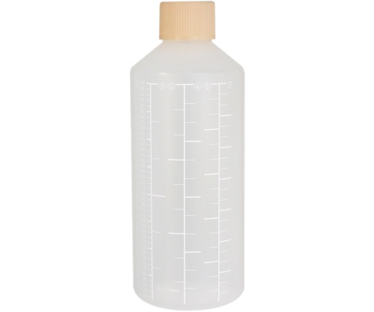 金鵄製作所 K投薬瓶 400mL セーフティキャップ 白色目盛 50本入 24250-084 1箱（ご注文単位1箱）【直送品】