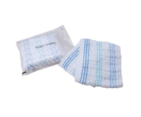 三和 柄付ボディタオル 3色柄 600個入 BT-38 1箱（ご注文単位1箱）【直送品】