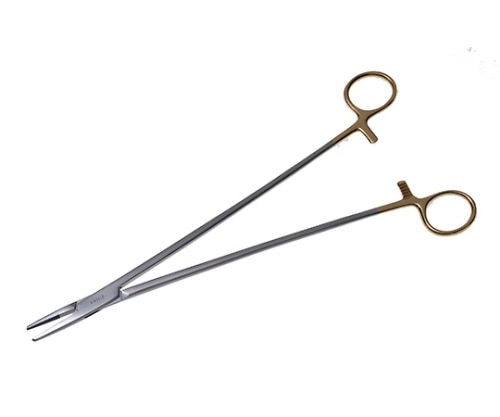 日本フリッツメディコ T/Cワンゲンスチーン持針器 28cm 0.5チップ付 C010-028X 1個(ご注文単位1個)【直送品】