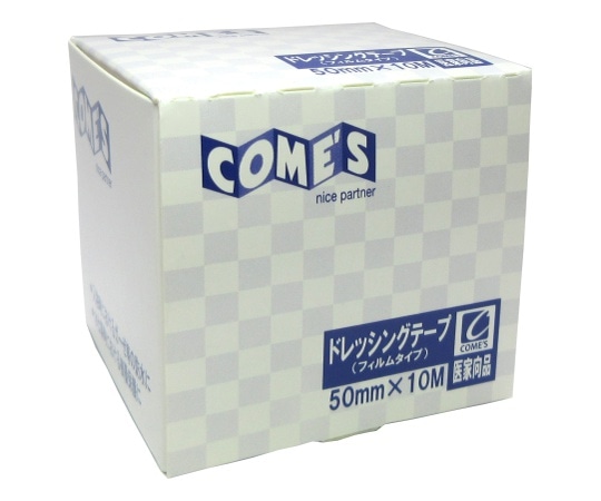 コメス ドレッシングテープ（フィルムタイプ）50mm×10m 18巻入 cod300 1箱（ご注文単位1箱）【直送品】