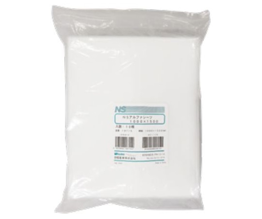 日昭産業 NSアルファシーツ 1000×600mm 1箱(200枚入) 18708 1箱(ご注文単位1箱)【直送品】