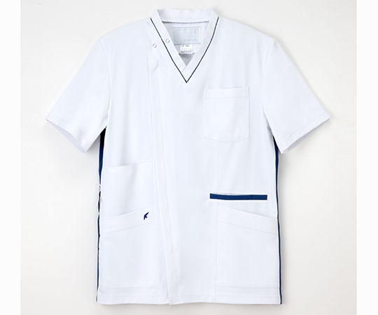 ナガイレーベン 男子スクラブ Tロイヤルブルー L LX4087 1枚（ご注文単位1枚）【直送品】