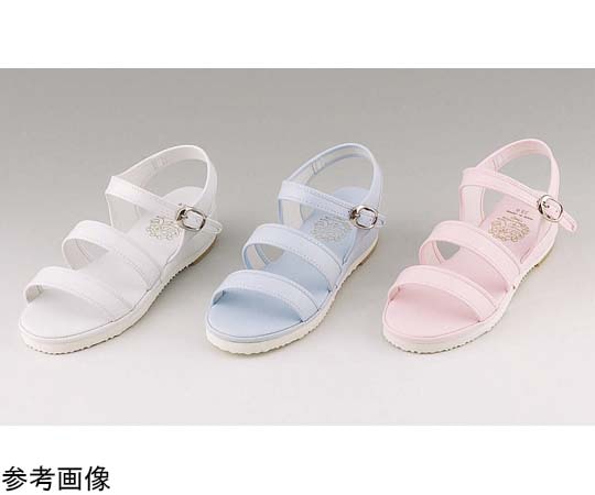 マリアンヌ製靴 ナースシューズ ホワイト ワンタッチベルトタイプ 26.0cm No.39 1足（ご注文単位1足）【直送品】