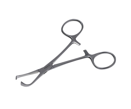 日本フリッツメディコ 布鉗子 ローナ 13cm F081-1089 1個（ご注文単位1個）【直送品】