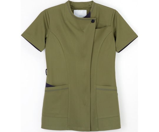 ナガイレーベン 女子スクラブ オリーブ L RF-5482 1枚（ご注文単位1枚）【直送品】