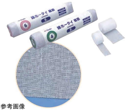 オオサキメディカル 綿ホータイ裁断 3裂 3巻入 1本(ご注文単位1本)【直送品】