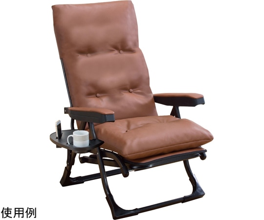 ファミリー・ライフ 日本製 NEWくつろぎのリクライニングアームチェア DXII ヘーゼルブラウン 0411260 1箱（ご注文単位1箱）【直送品】