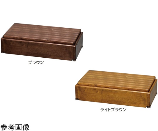 アロン化成 木製玄関台S60W-30-1段 ブラウン 535-574 1個（ご注文単位1個）【直送品】