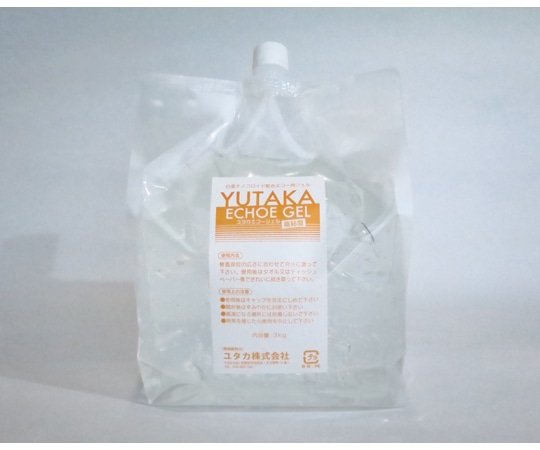 ユタカ エコー用ジェル 高粘度 3kg×2個入  1ケース（ご注文単位1ケース）【直送品】