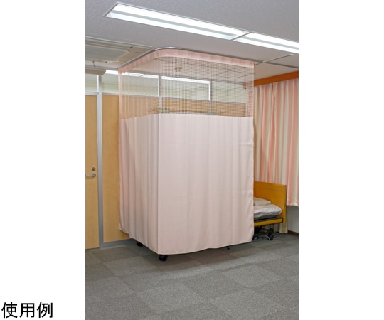 杉田産業 アースプラスカーテン ネット一体型 ピンク NEP-2401S 1枚（ご注文単位1枚）【直送品】