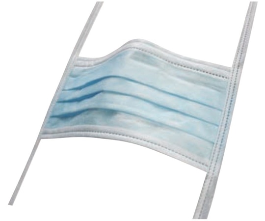 日昭産業 サージカルオペマスク ブルー 1セット（50枚×20箱入） 14751 1セット（ご注文単位1セット）【直送品】