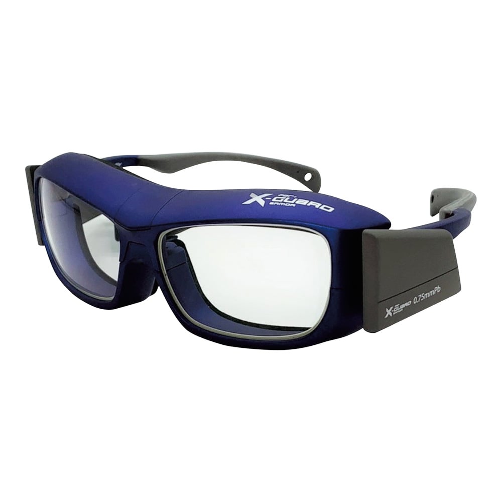 昭和光学 放射線防護グラス Xガード アーマー サファイヤブルー XGASB 1個(ご注文単位1個)【直送品】
