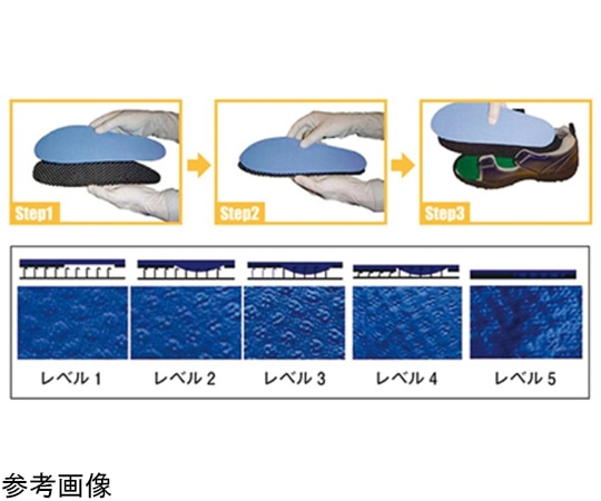 ファーストレイト ミングスキャン（簡易足圧測定シート）L MP-1-L 1組（ご注文単位1組）【直送品】