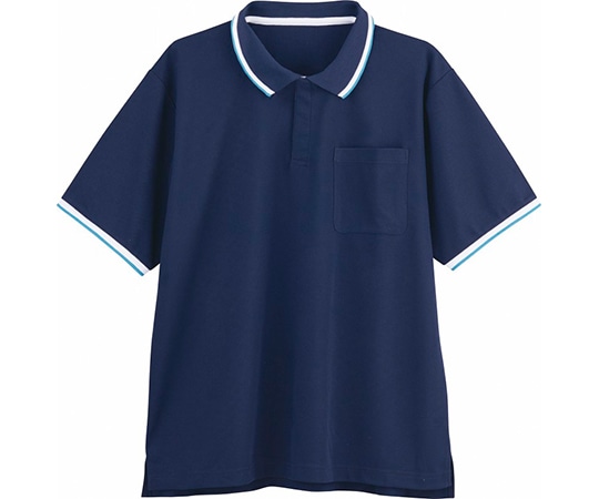 WHISEL（自重堂） 半袖ポロシャツ ネービー 3L WH90318 1枚（ご注文単位1枚）【直送品】