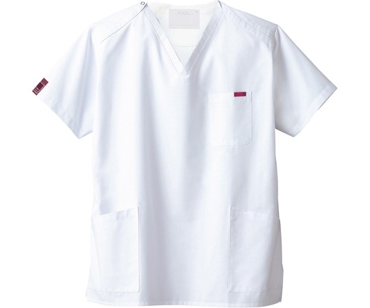 フォーク スクラブ ホワイト LL 7000SC-1 1枚（ご注文単位1枚）【直送品】