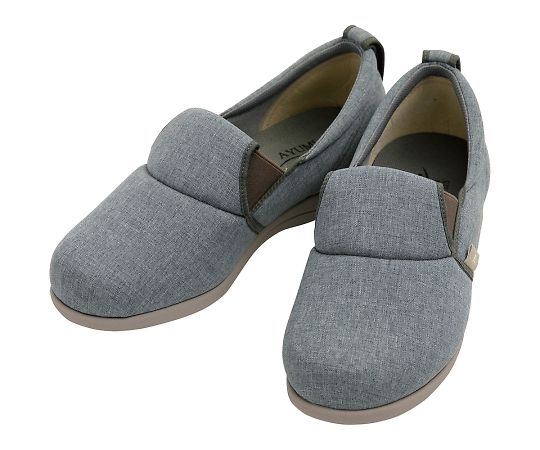 徳武産業 ゆったり簡単スリップオン グレー M 1043 1足（ご注文単位1足）【直送品】