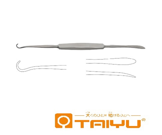 TAIYU（大祐医科工業） 単鈍鈎エレバ（エレバフック） 全長18cm TY-805F 1本（ご注文単位1本）【直送品】