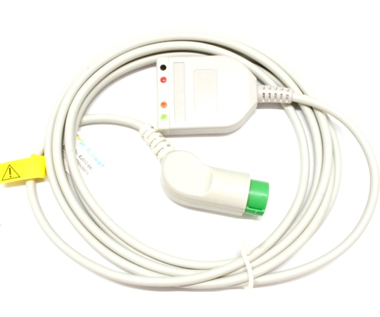ビットストロング BS ECG中継ケーブル フクダ電子CI-700D-5互換 5線 EJ032-5AI 1個（ご注文単位1個）【直送品】