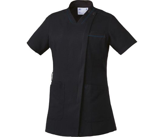 ミズノ スクラブ【女性用】 ブラック 3L MZ0217-C10 1枚（ご注文単位1枚）【直送品】