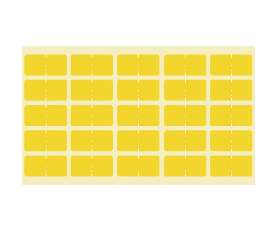 日本ホップス カラーラベル 黄 10シート CL-S00 1袋(ご注文単位1袋)【直送品】