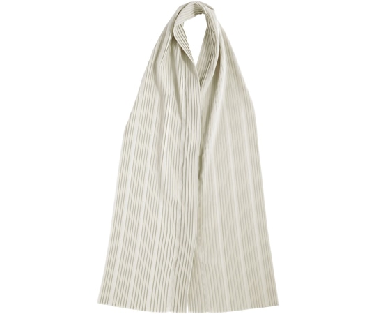 フットマーク 食事用エプロン Table with プリーツタイプ ベージュ 403081-17 1枚（ご注文単位1枚）【直送品】