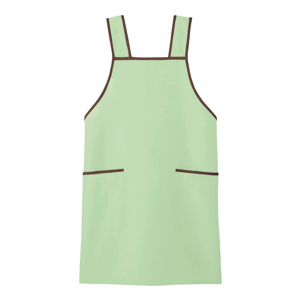 カーシーカシマ エプロン グリーン 3L  1枚（ご注文単位1枚）【直送品】