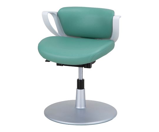 ナビス（アズワン） 患者用いす ピコラ 円盤脚 グリーン KK-1G 1個（ご注文単位1個）【直送品】